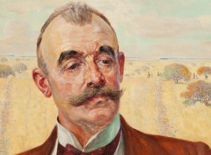 Jacek Malczewski (1854 Radom - 1929 Kraków), Portret Witolda Hausnera, 1911