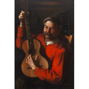 Jan Zamoyski (1901 Kazimierza Wielka - 1986 Warszawa), Gitarzysta, przed/lub 1928