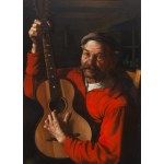 Jan Zamoyski (1901 Kazimierza Wielka - 1986 Warsaw), Gitarzysta, pre/lub 1928