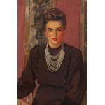 Józef Mehoffer (1869 Ropczyce - 1946 Wadowice), Portrait of Zofia Zemla, 1943