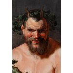 Peter Paul Rubens, Werkstatt, Der Satyr und das Mädchen mit dem Obstkorb