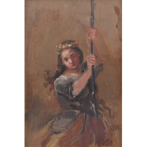 Jan Matejko (1838 Kraków - 1893 Kraków), Jeanne d'Arc, um 1886