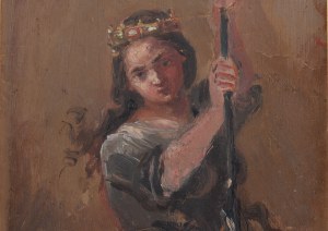 Jan Matejko (1838 Kraków - 1893 Kraków), Joanna d'Arc, około1886