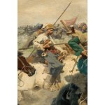 Jozef Brandt (1841 Szczebrzeszyn - 1915 Radom), The Battle of the Cossacks with the Tatars at Balta, pre/ or 1896