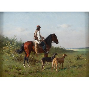 Wladyslaw Szerner (1836 Warsaw - 1915 Munich), Hunter on the hunt