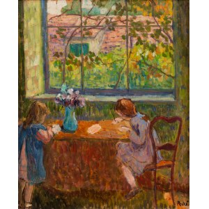 Jean (Jan Miroslaw Peszke) Peske (1870 Golta, Ukraine - 1949 Le Mans, France), Girls at the table