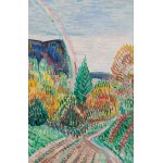 Joseph Hecht (1891 Lodz - 1951 Paris), Landschaft mit Regenbogen