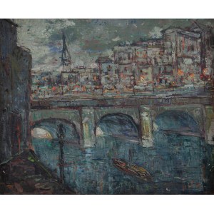 Moshe Fishsohn (1912 Israel - 1982 ), An der Seine in Paris