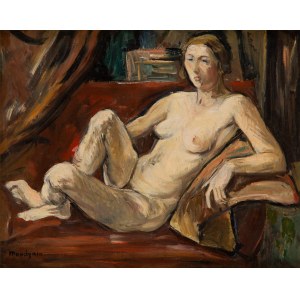 Shimon (Shamay) Mondzain (Mondszajn) (1890 Chelm - 1979 Paris), Lying nude, 1960s.