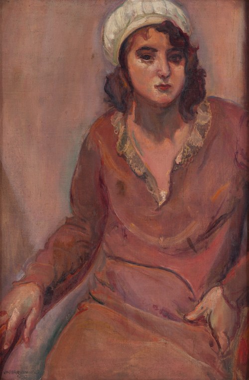 Kasper Pochwalski (1899 Kraków - 1971 Kraków), Portret kobiety w fotelu, 1930