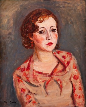 Max Band (1900 Naujamiestis na Litwie - 1974 Hollywood lub Nowy Jork), Portret kobiety w różowej bluzce