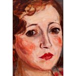 Max Band (1900 Naujamiestis na Litwie - 1974 Hollywood lub Nowy Jork), Portret kobiety w różowej bluzce
