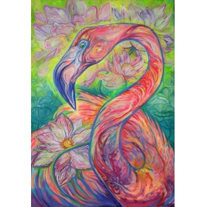 Helena Wystrasz, Flamingo-Portal der Liebe, 2021