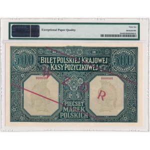 500 marek 1919 000000 Specimen PMG 66 EPQ 