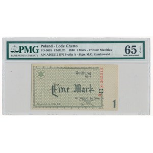 1 mark 1940 -A- 6 digit serial number PMG 65 EPQ