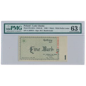1 mark 1940 -A- 6 digit serial number PMG 63 EPQ