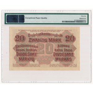 Kowno 20 mark 1918 -A- PMG 66 EPQ