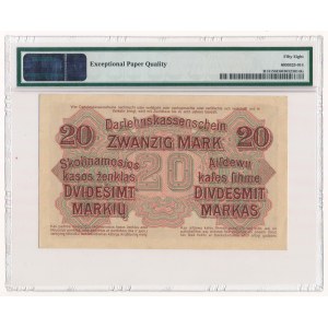 Kowno 20 mark 1918 -A- PMG 58 EPQ