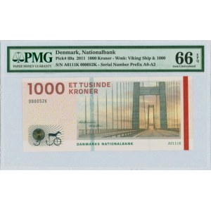 Dania 1.000 koron 2011 - PMG 66 EPQ