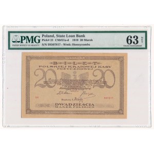 20 mark 1919 -IH- PMG 63 NET