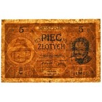 5 złotych 1924 II EM.C - PMG 30 NET - Bardzo rzadki