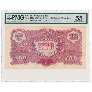 100 zloty 1944 ...owe aA PMG 55 Rarity