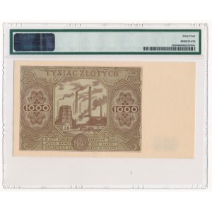 1.000 zloty 1947 -K- PMG 64 