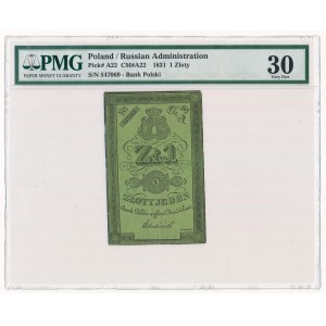 1 złoty 1831 Łubieński - PMG 30 - atrakcyjny
