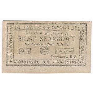 4 zloty 1794 (I)(B) 