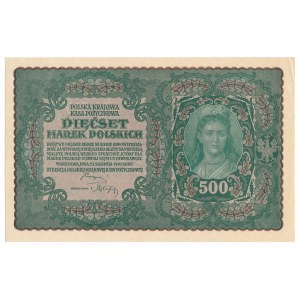 500 marek 1919 II Serja D