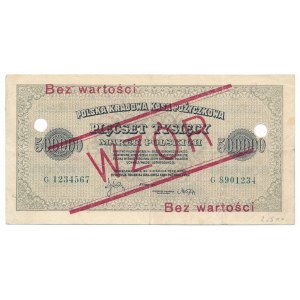 500.000 marek 1923 -G- Specimen 