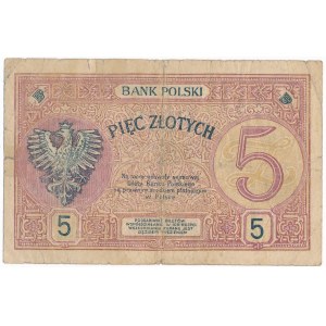 5 złotych 1919 S.13.B - Fałszerstwo z epoki