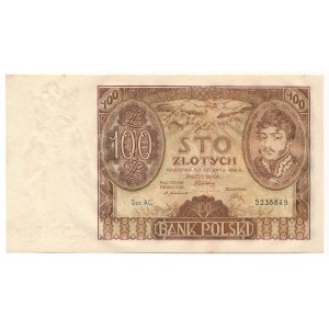 100 złotych 1932 Ser.AC. watermark +X+