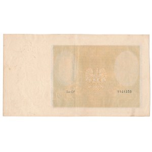 100 złotych 1934 - awers bez głównego druku