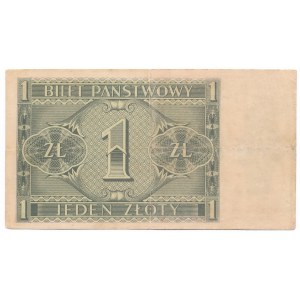 1 złoty 1938 -A- very rare serial letter