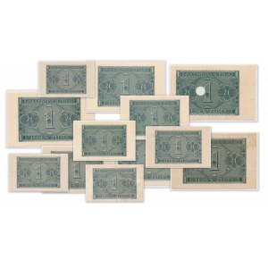 Set of 1 zloty 1941 including reamainders