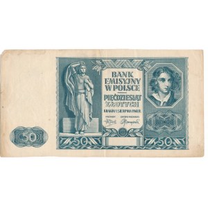 50 złotych 1941 - destrukt 