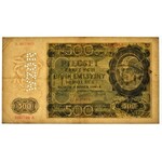 500 złotych 1940 -A- fałszywa perforacja WZÓR
