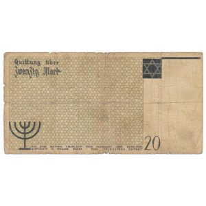 20 marks 1940 watermarked paper