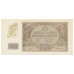 Set of different serial letters 10 zloty 1940 
