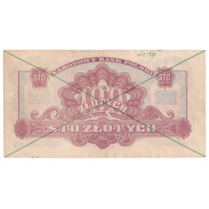 100 złotych 1944 ...owym -AC- Specimen