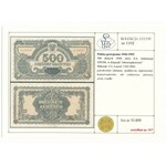 500 złotych 1944 ...owym -AA- rare