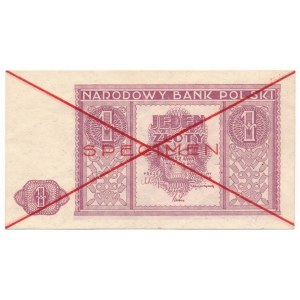 1 złoty 1946 SPECIMEN 