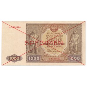 1.000 złotych 1946 Specimen