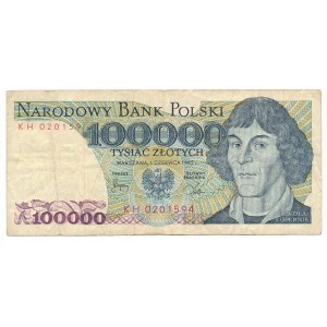 1.000/100.000 złotych 1982 -KH- przeróbka