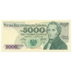 5.000 1982 -CK- error note