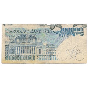 100.000 złotych 1990 -AL- fałszerstwo
