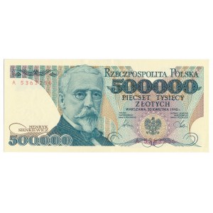 500.000 złotych 1990 -A- 