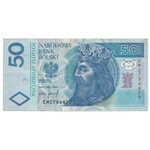 50 złotych 1994 -EM- błąd druku, numerator z kropką