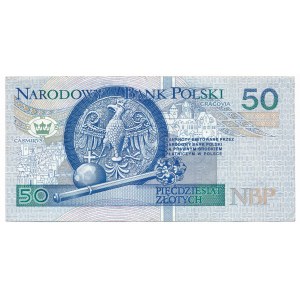 50 złotych 1994 -BU- error note